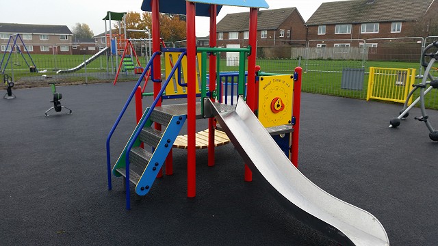 Play Area Slide in Blyth, Northumberland