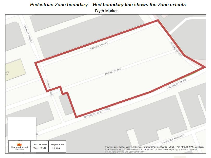 Market Pedestrian  Boundary