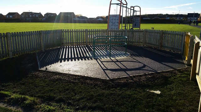 Wheelchair Friendly Equipment Pictured at Play Area - Blyth, Northumberland