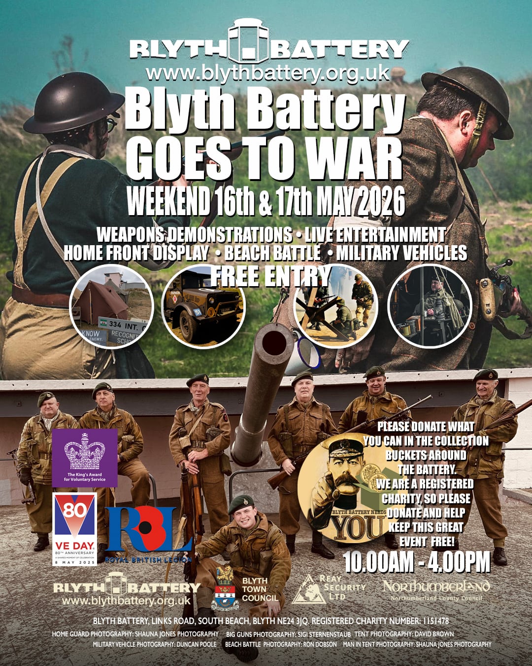 Blyth Battery Goes to War returns this May