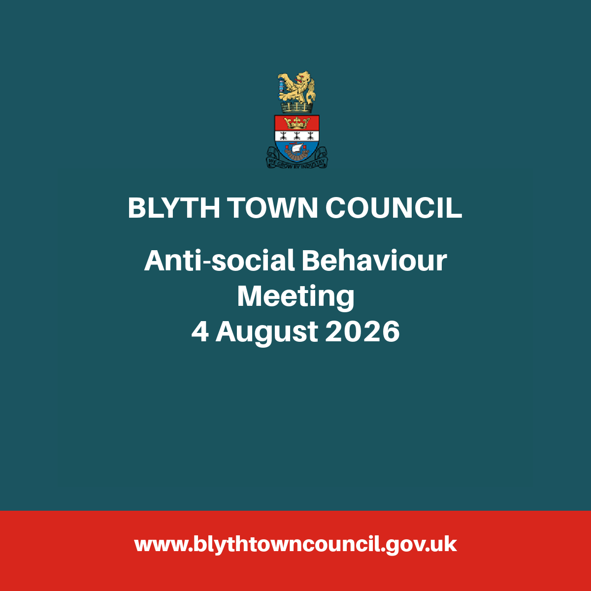 Blyth Anti-Social Behaviour Meeting