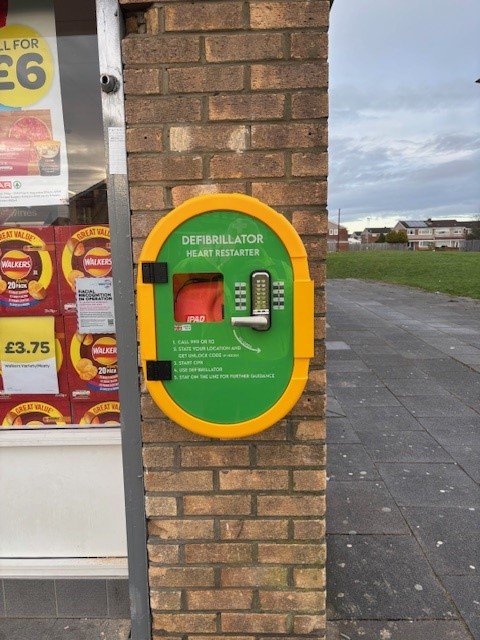 Enhanced Community Safety with New Defibrillator at Brierley Road